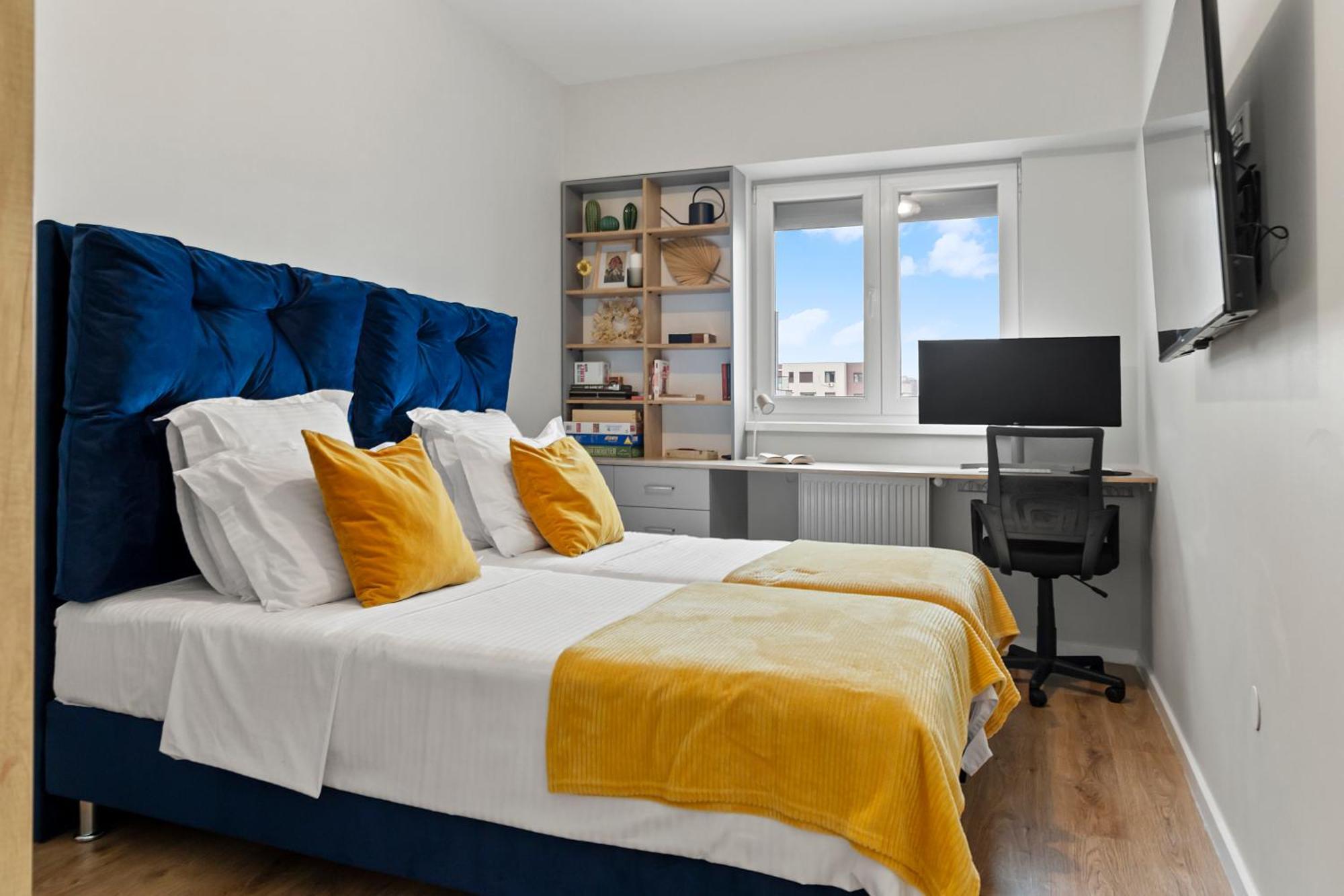 Mido Park Apartment With Private Parking & Self Check-In Бухарест Экстерьер фото